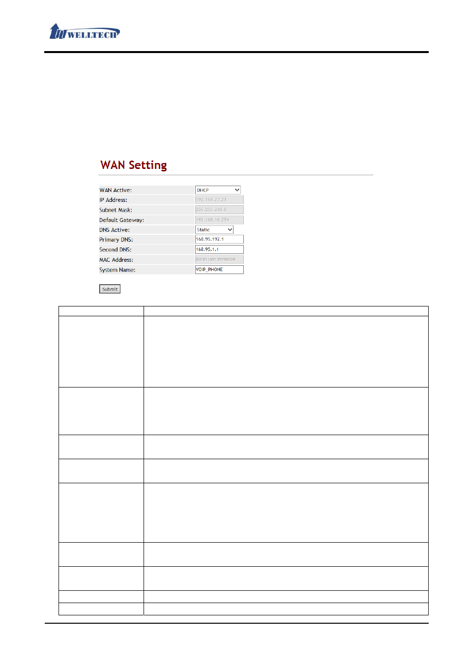 Welltech LP-803 v.3.07 User Manual | Page 38 / 90