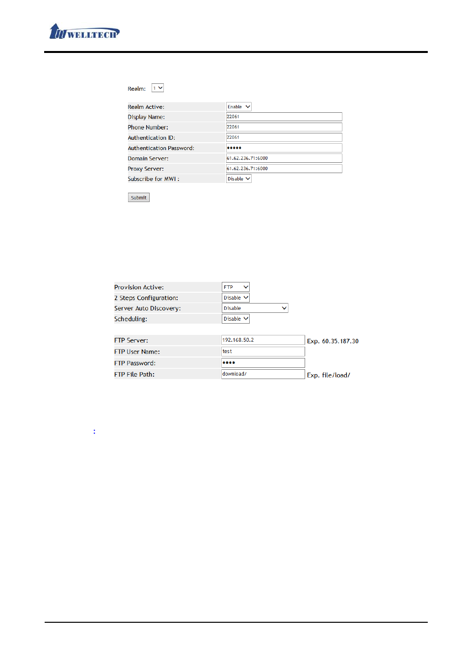 Welltech LP-803 v.3.07 User Manual | Page 68 / 90