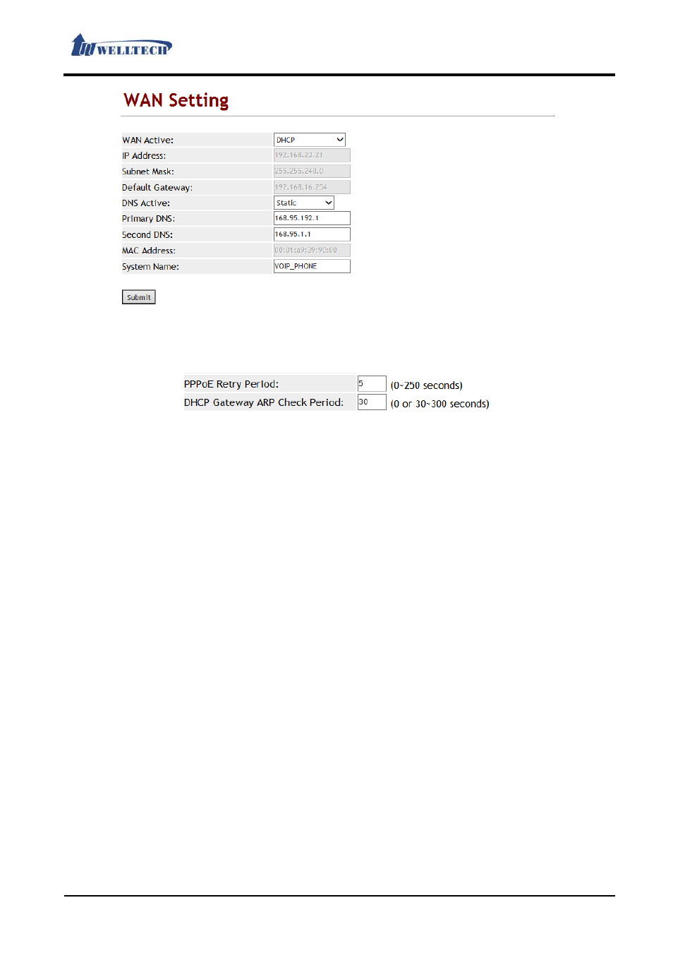 Welltech LP-803 v.3.07 User Manual | Page 82 / 90
