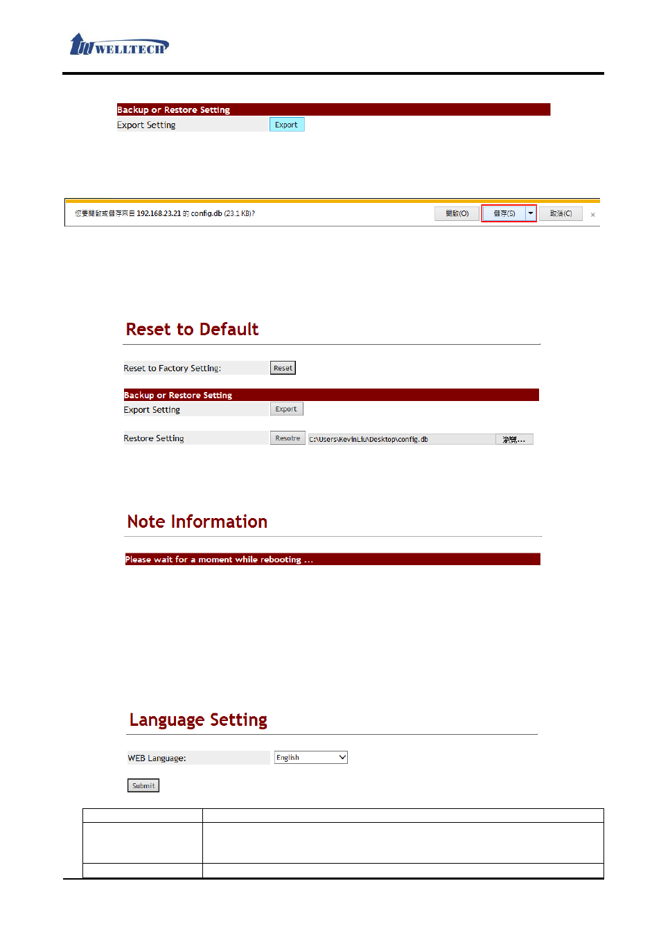 Welltech LP-803 v.3.07 User Manual | Page 89 / 90