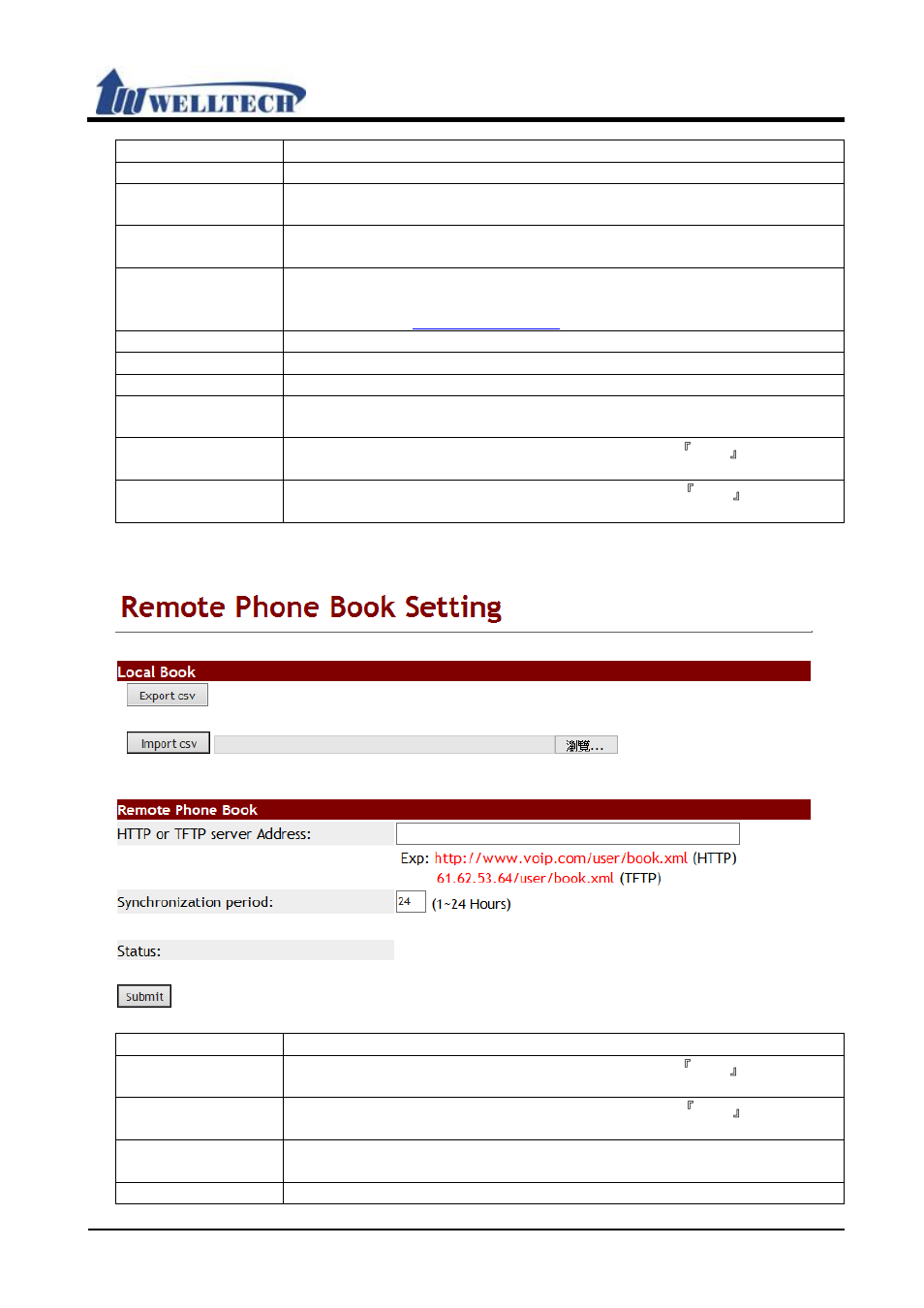 Welltech VoIP ATA series V.303 User Manual | Page 14 / 114