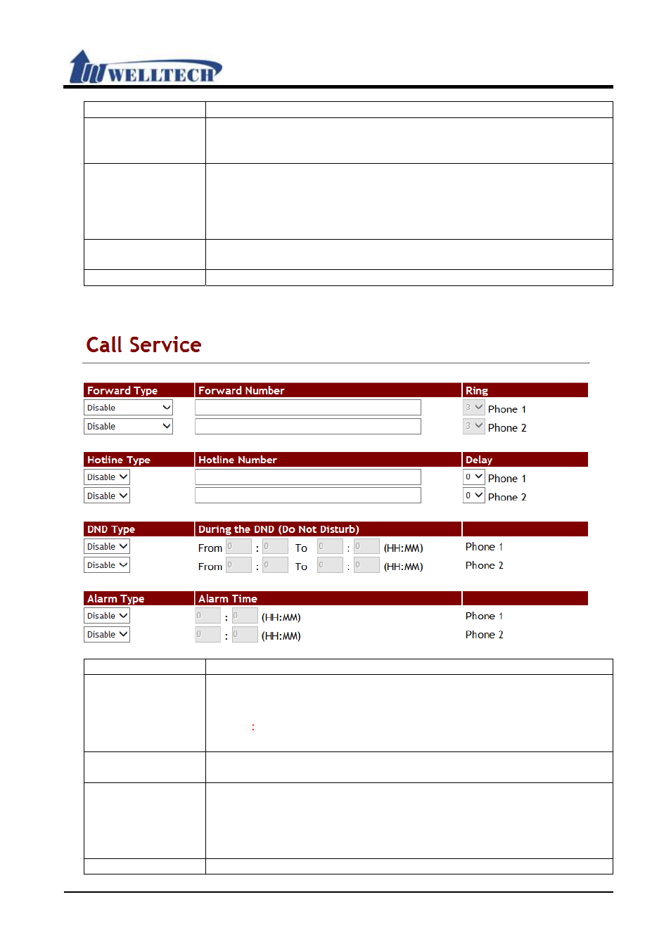 Welltech VoIP ATA series V.303 User Manual | Page 29 / 114