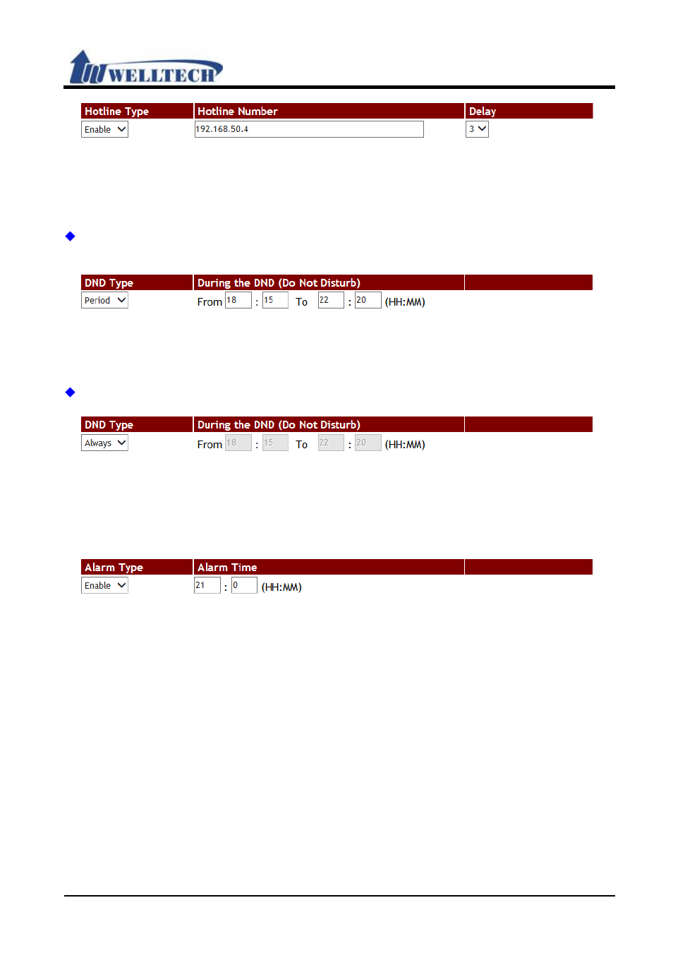 Welltech VoIP ATA series V.303 User Manual | Page 34 / 114