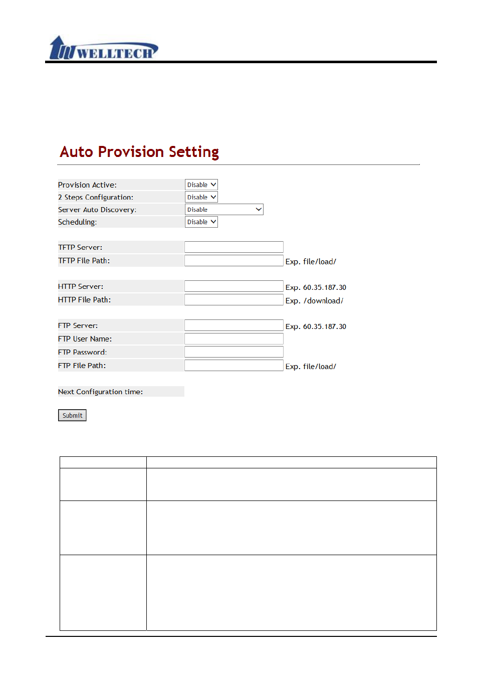 Welltech VoIP ATA series V.303 User Manual | Page 82 / 114