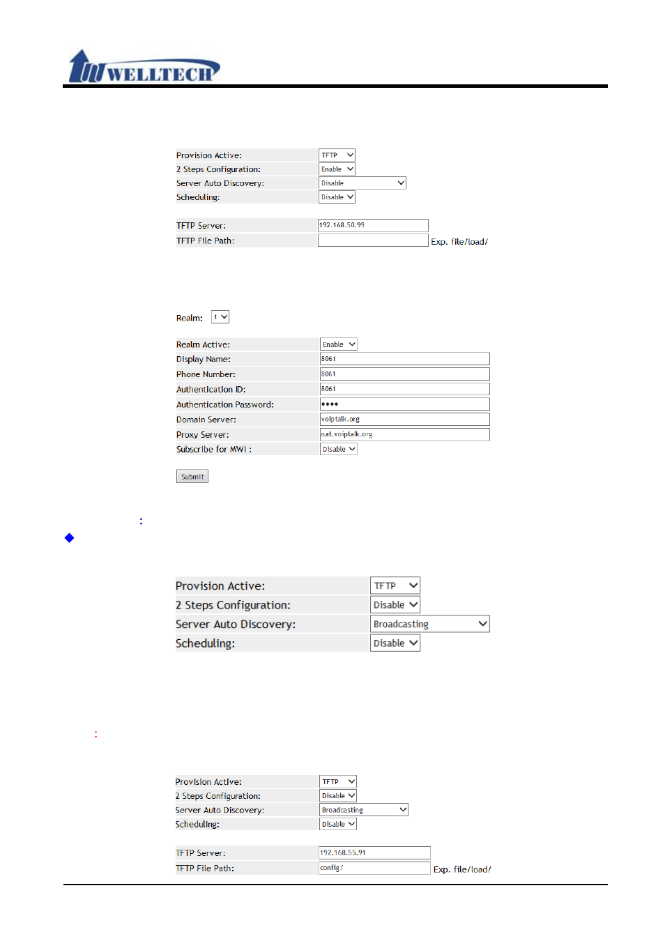 Welltech VoIP ATA series V.303 User Manual | Page 86 / 114