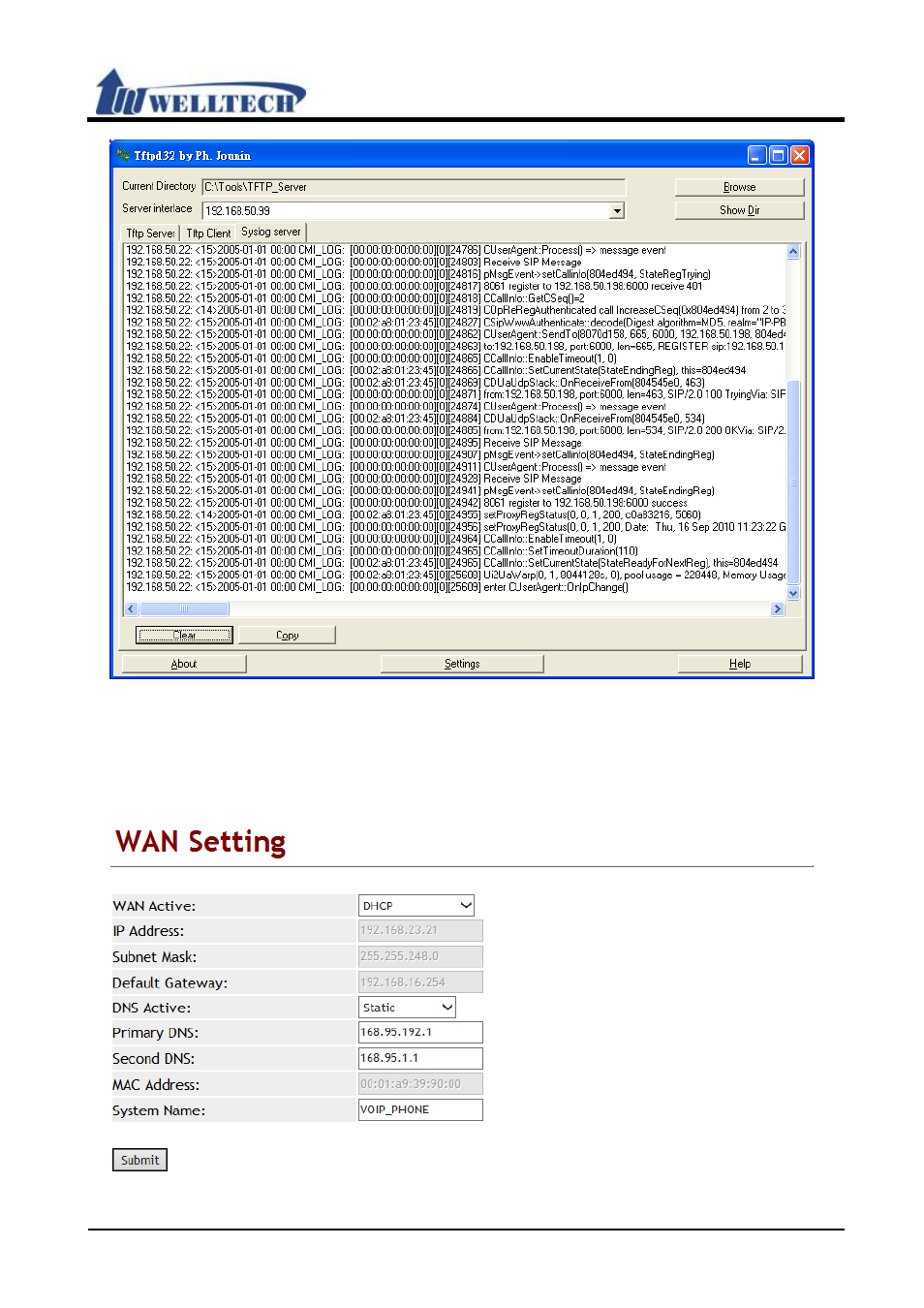 Welltech VoIP ATA series V.303 User Manual | Page 99 / 114