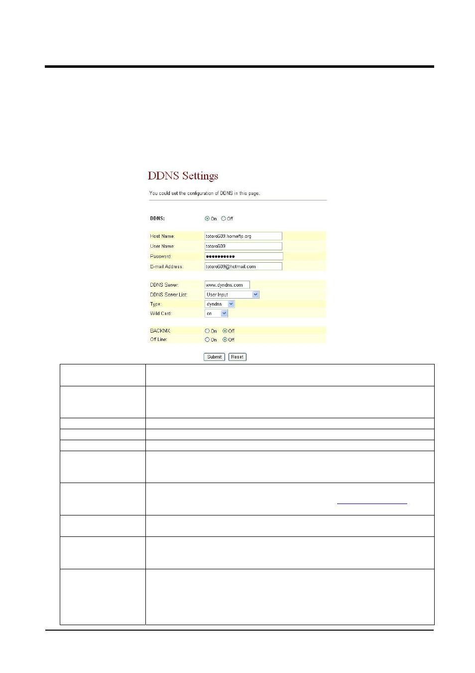 1 ddns settings | Welltech VoIP ATA series V.2.1 User Manual | Page 63 / 153