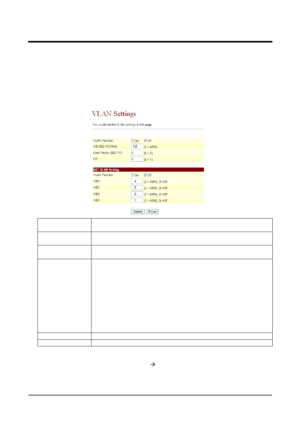 1 vlan settings | Welltech VoIP ATA series V.2.1 User Manual | Page 68 / 153