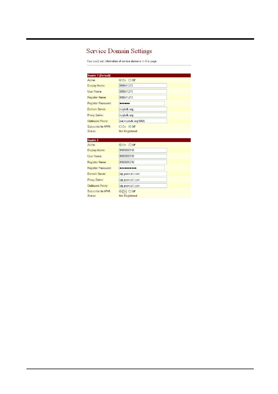 Welltech VoIP ATA series V.2.1 User Manual | Page 82 / 153