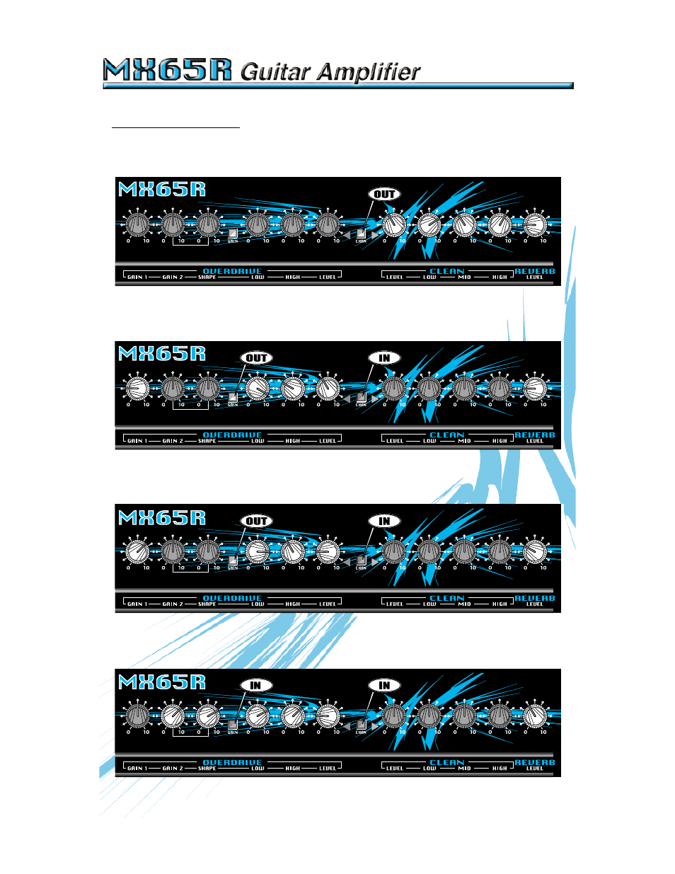 Crate Amplifiers MX65R User Manual | Page 6 / 8