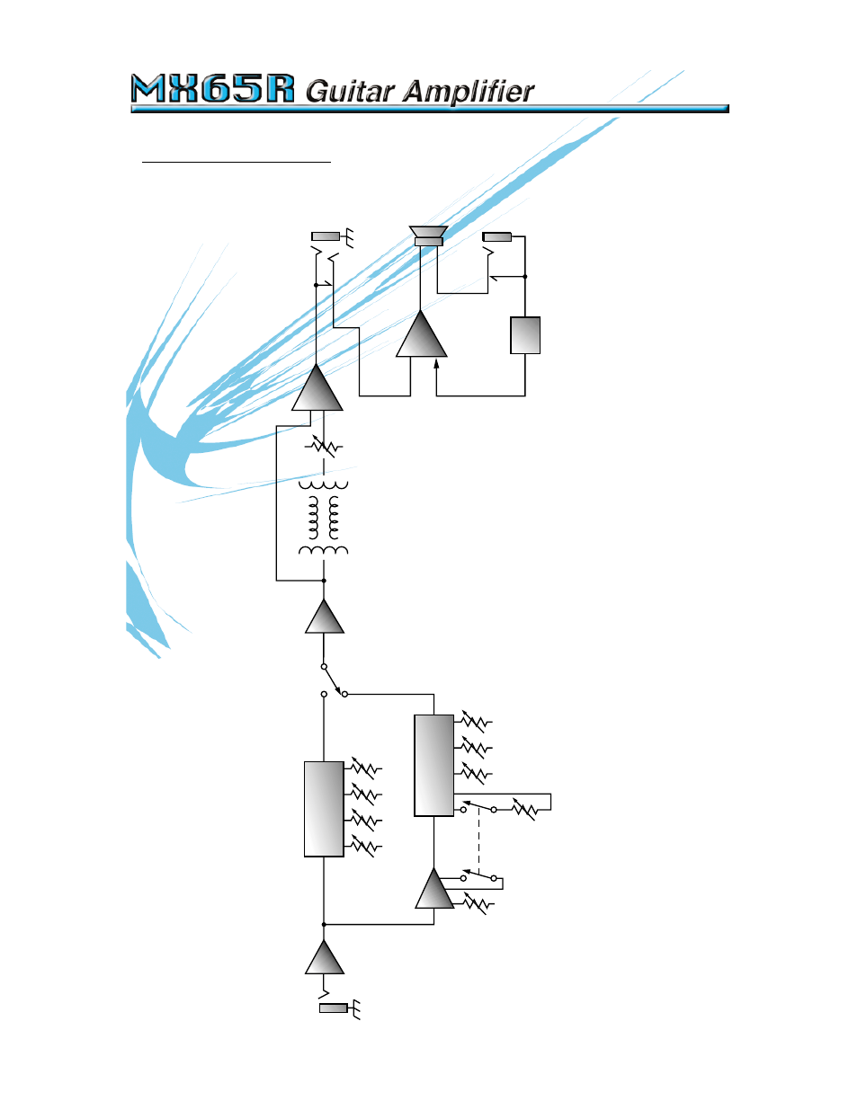 System block diagram: 7 | Crate Amplifiers MX65R User Manual | Page 7 / 8