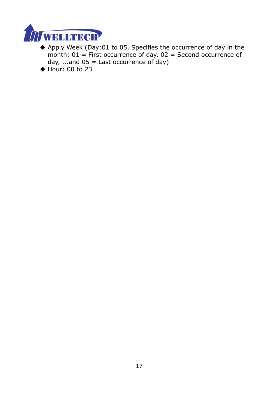 Welltech WG2504 FXS V.4.02 User Manual | Page 17 / 95