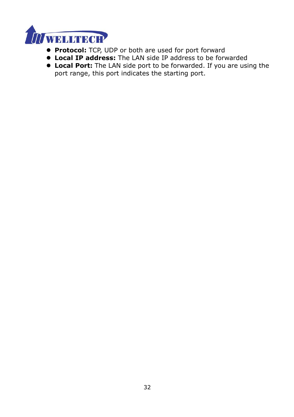 Welltech WG2504 FXS V.4.02 User Manual | Page 32 / 95