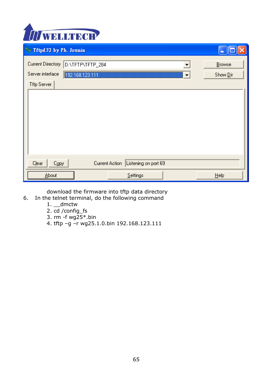 Welltech WG2504 FXS V.4.02 User Manual | Page 65 / 95