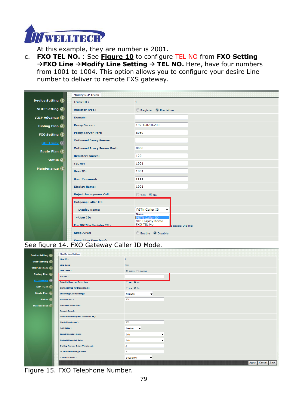 Welltech WG2504 FXS V.4.02 User Manual | Page 79 / 95