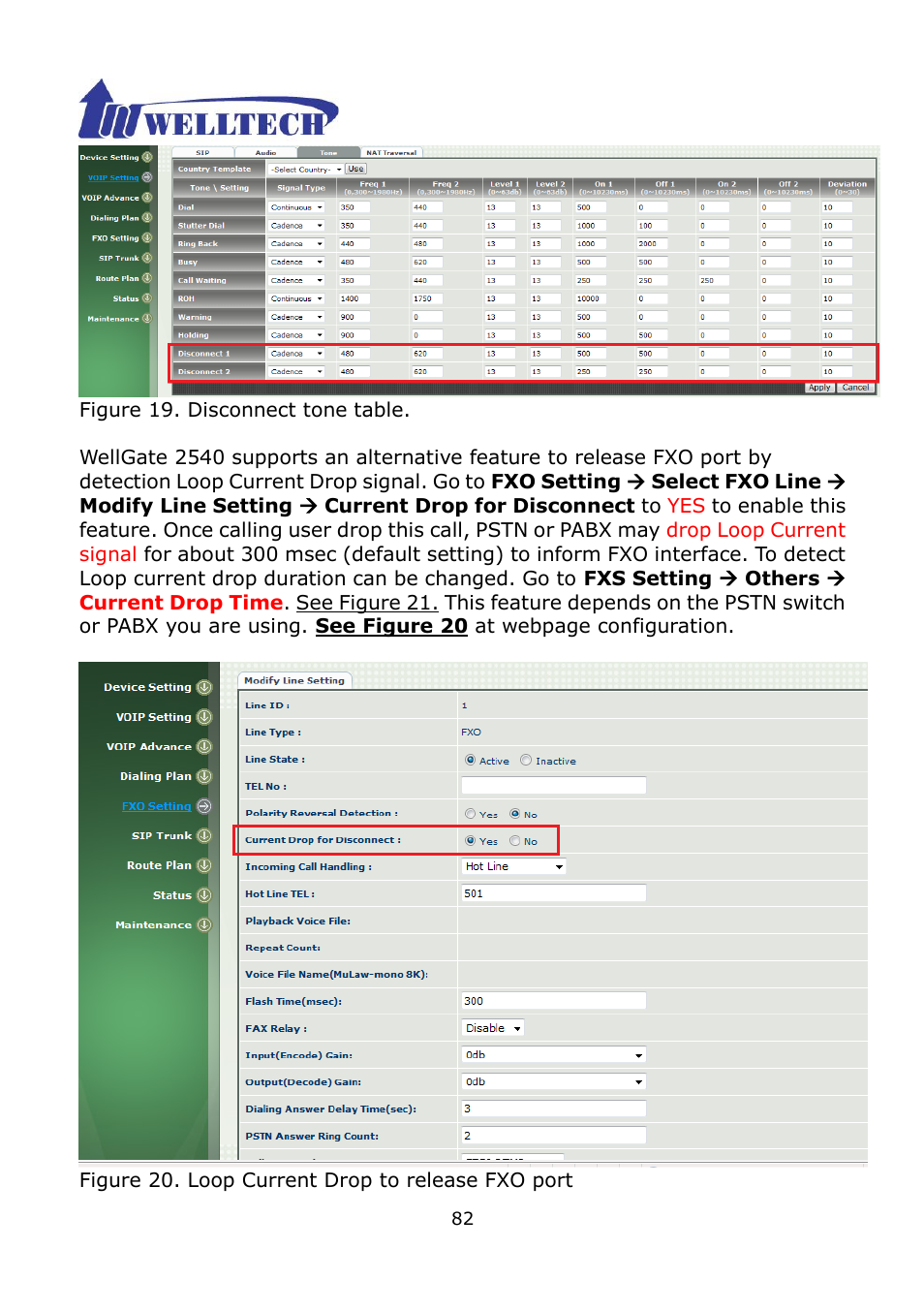 Welltech WG2504 FXS V.4.02 User Manual | Page 82 / 95
