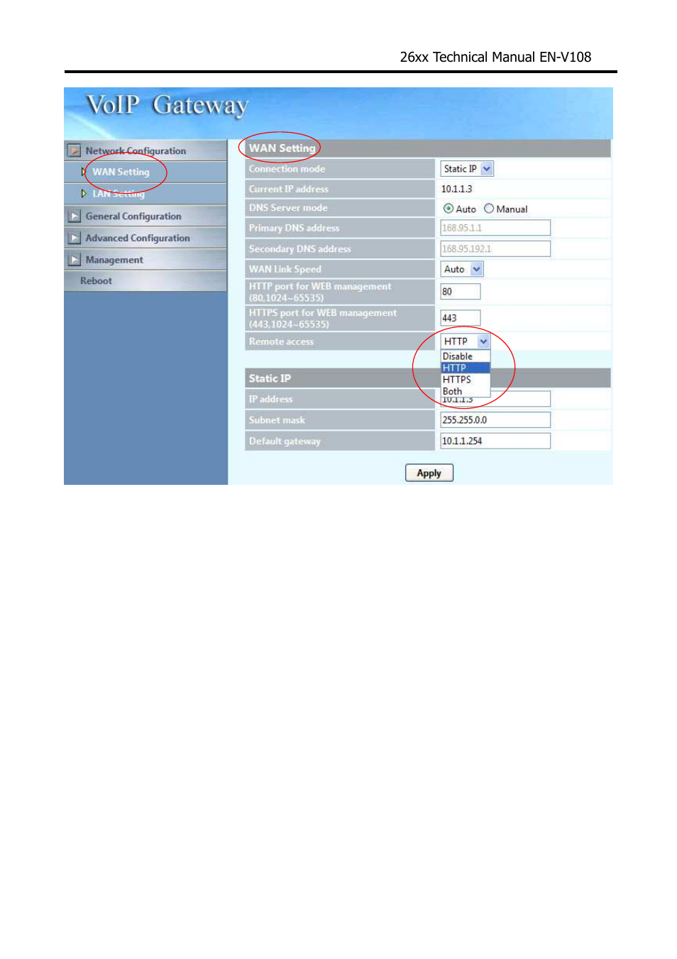 Welltech WG26xx Series V.1.08a User Manual | Page 14 / 95