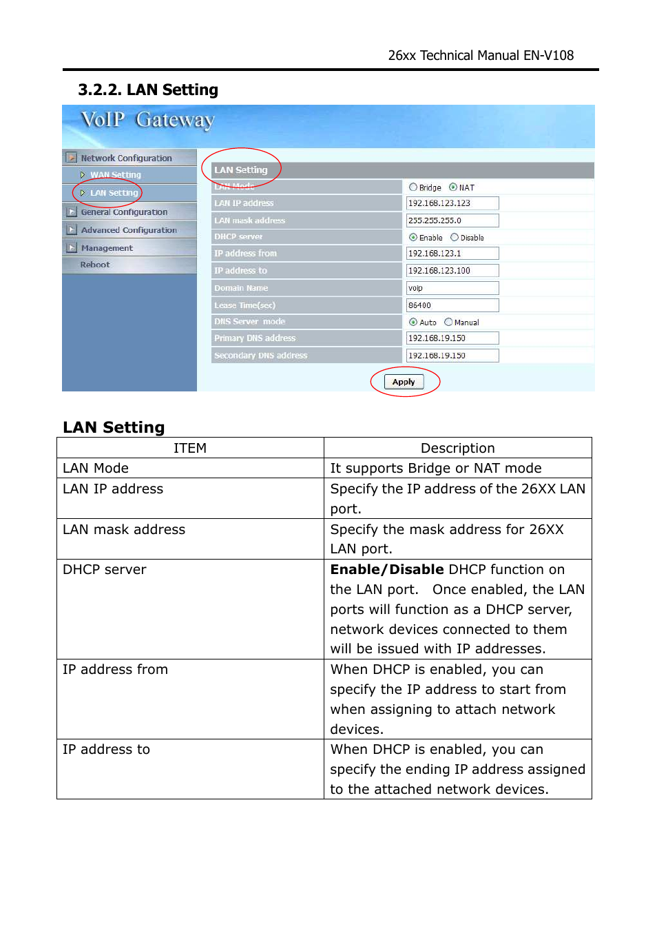 Welltech WG26xx Series V.1.08a User Manual | Page 21 / 95