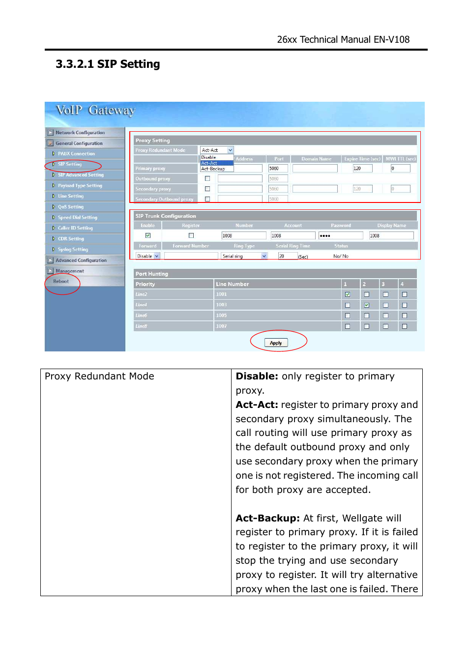 Welltech WG26xx Series V.1.08a User Manual | Page 25 / 95