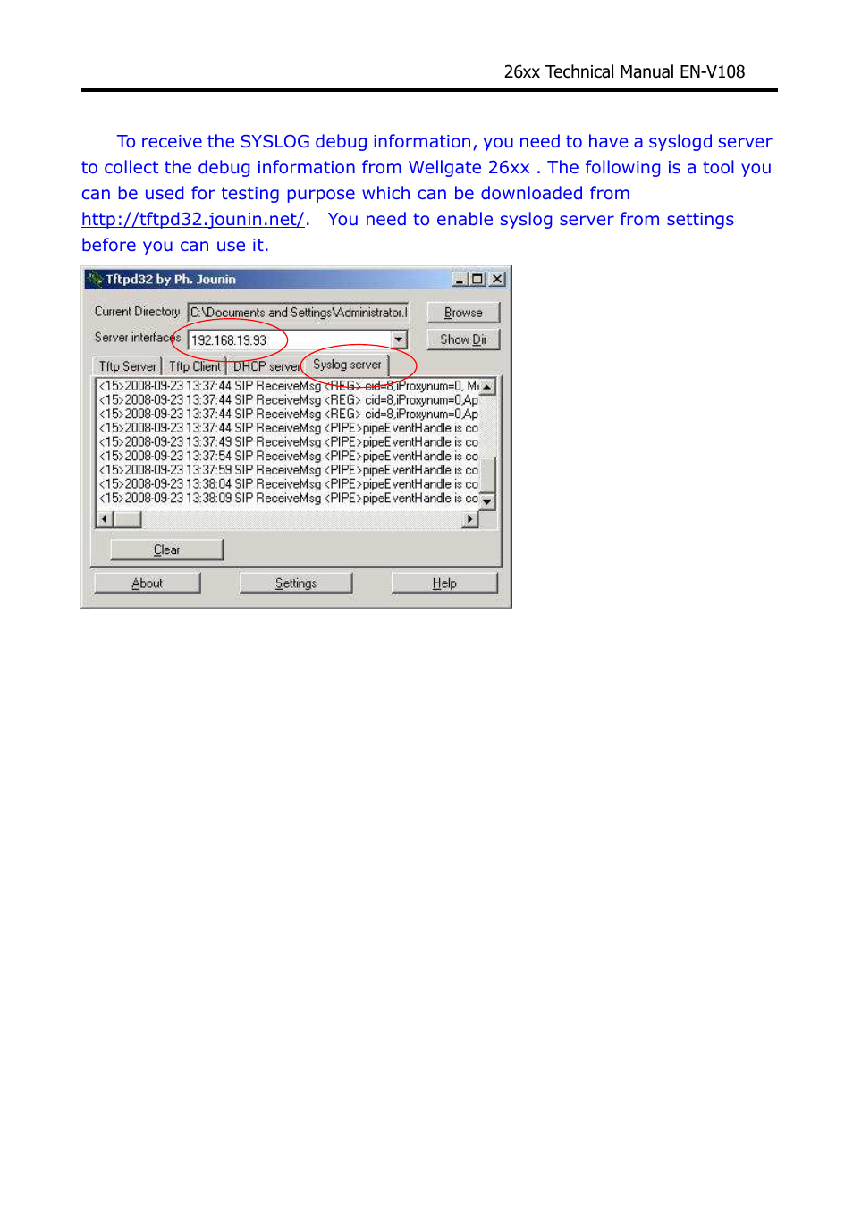 Welltech WG26xx Series V.1.08a User Manual | Page 44 / 95