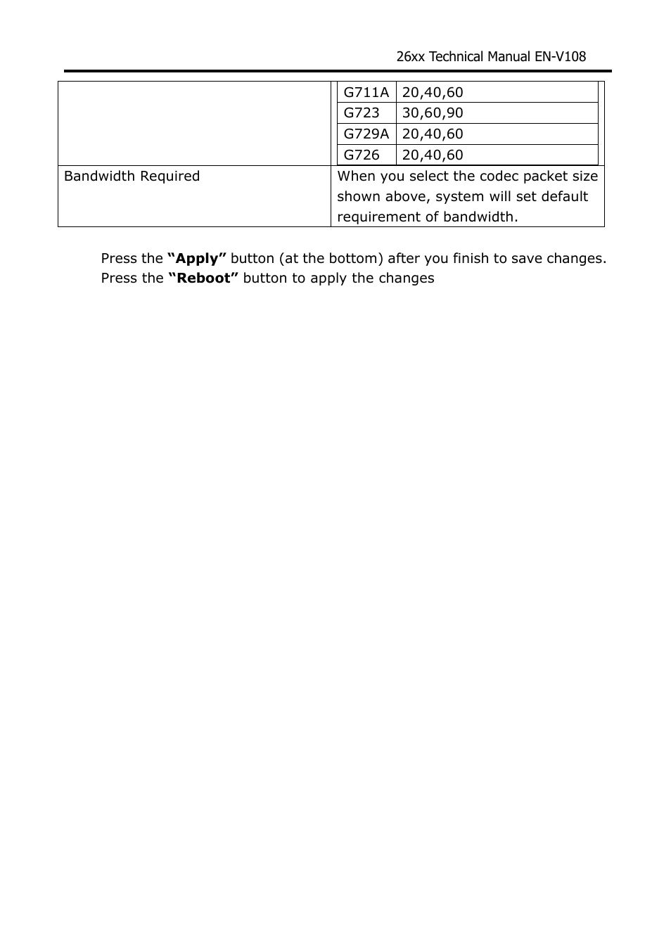 Welltech WG26xx Series V.1.08a User Manual | Page 52 / 95
