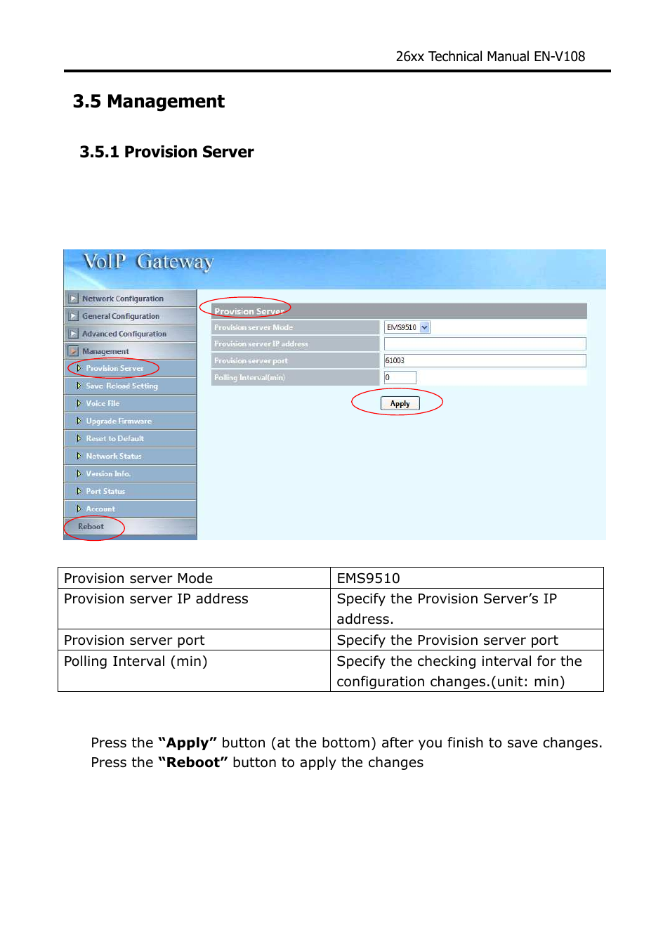 5 management | Welltech WG26xx Series V.1.08a User Manual | Page 65 / 95