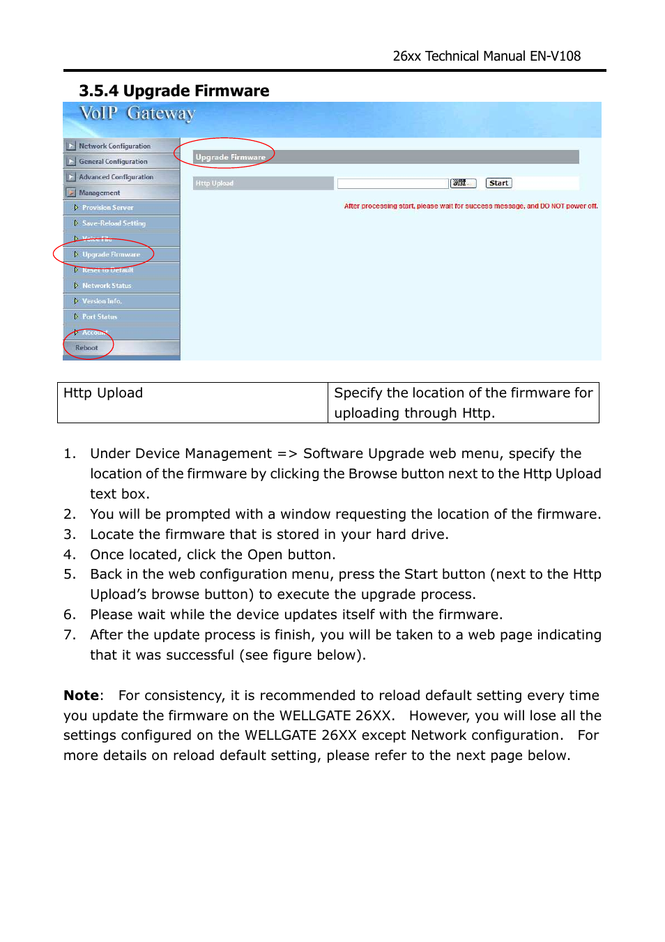 Welltech WG26xx Series V.1.08a User Manual | Page 70 / 95