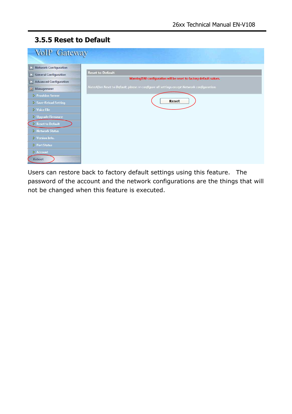 Welltech WG26xx Series V.1.08a User Manual | Page 71 / 95