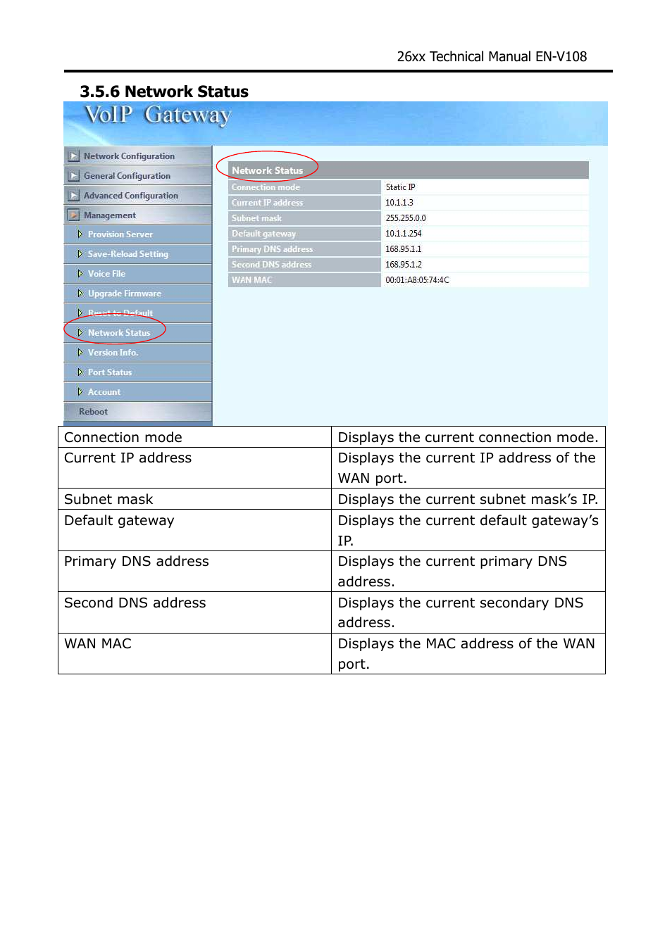 Welltech WG26xx Series V.1.08a User Manual | Page 72 / 95