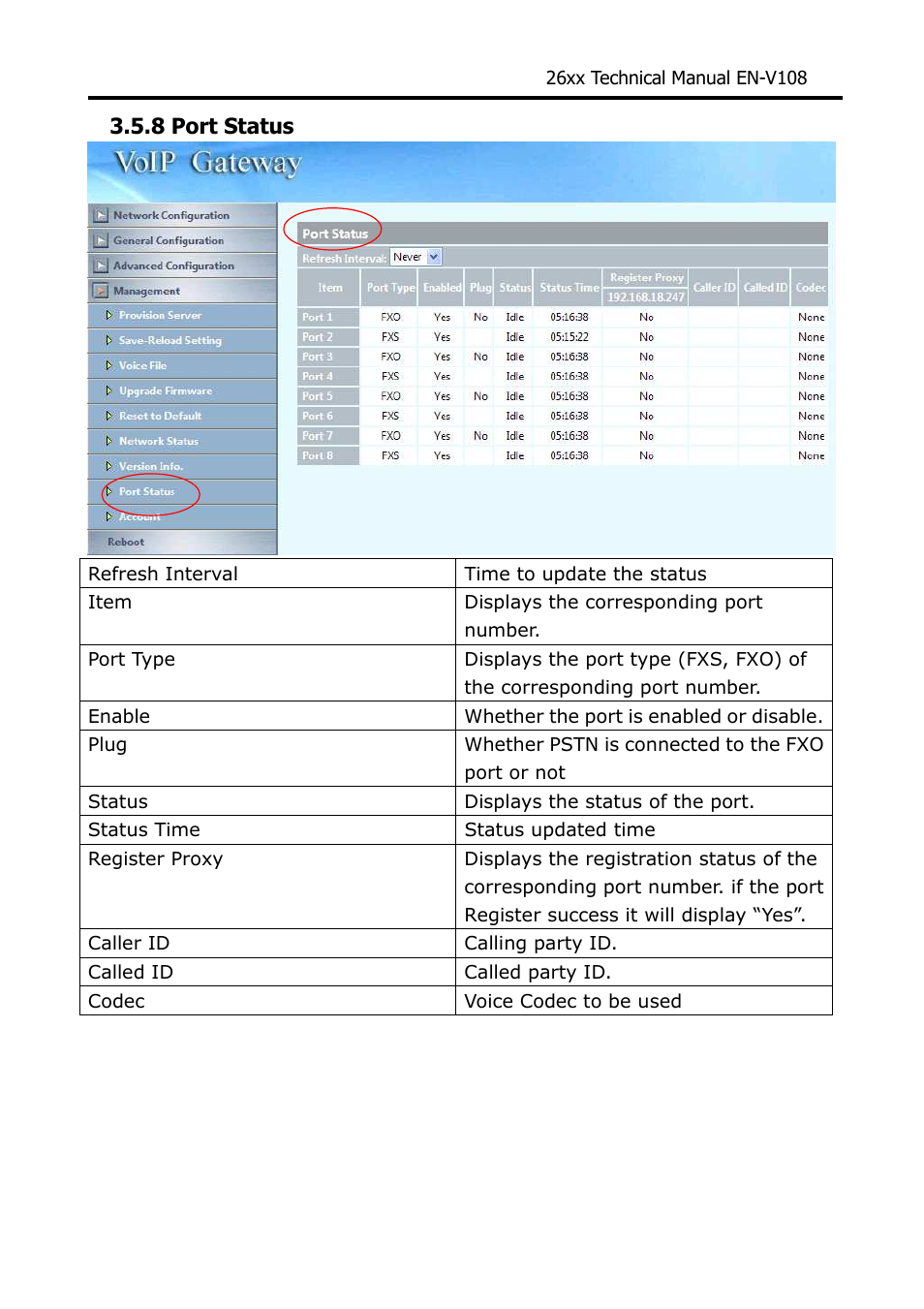 Welltech WG26xx Series V.1.08a User Manual | Page 74 / 95