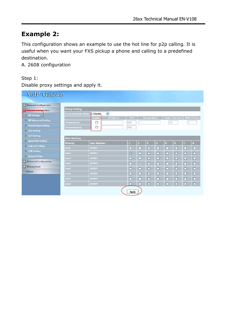 Example 2 | Welltech WG26xx Series V.1.08a User Manual | Page 83 / 95
