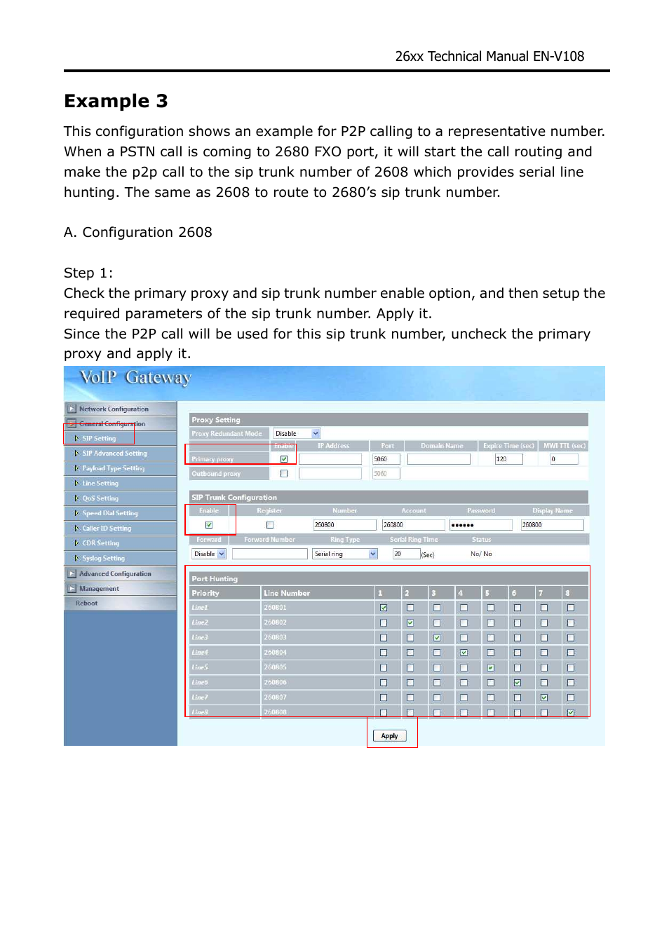 Example 3 | Welltech WG26xx Series V.1.08a User Manual | Page 87 / 95