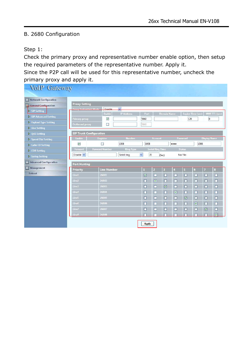 Welltech WG26xx Series V.1.08a User Manual | Page 90 / 95