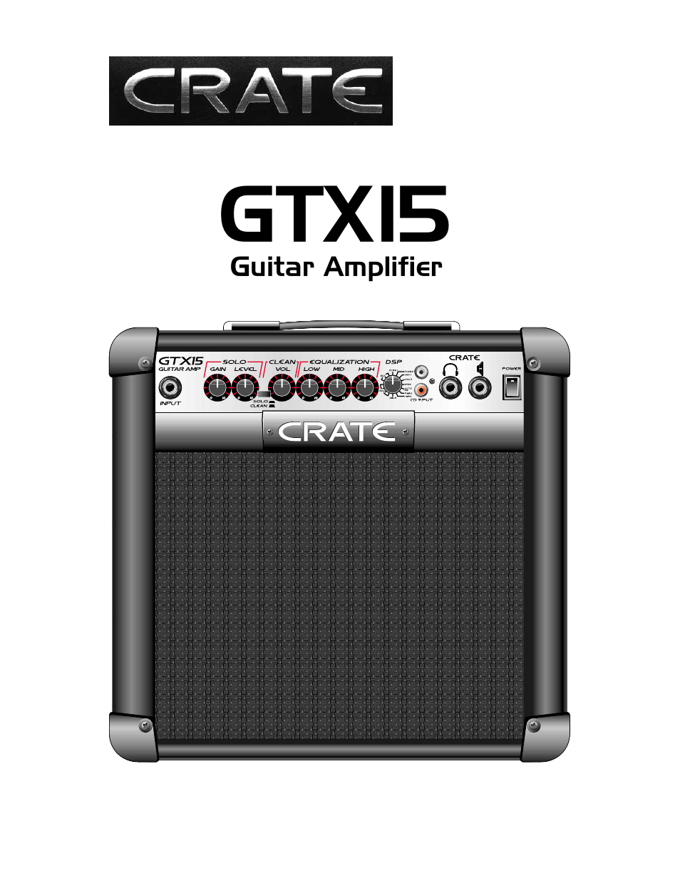 Crate Amplifiers GTX15 User Manual | 4 pages