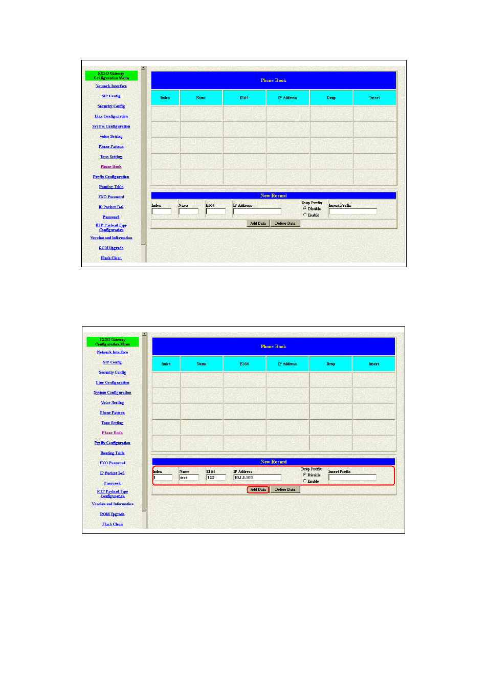 Example | Welltech FXSO Gateway In SIP V.1.2 User Manual | Page 22 / 100