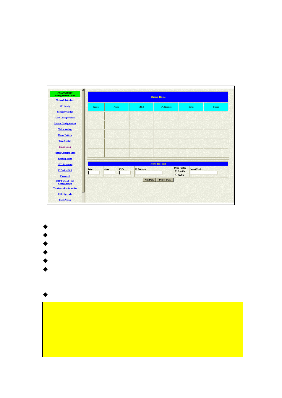 9 phone book | Welltech FXSO Gateway In SIP V.1.2 User Manual | Page 38 / 100
