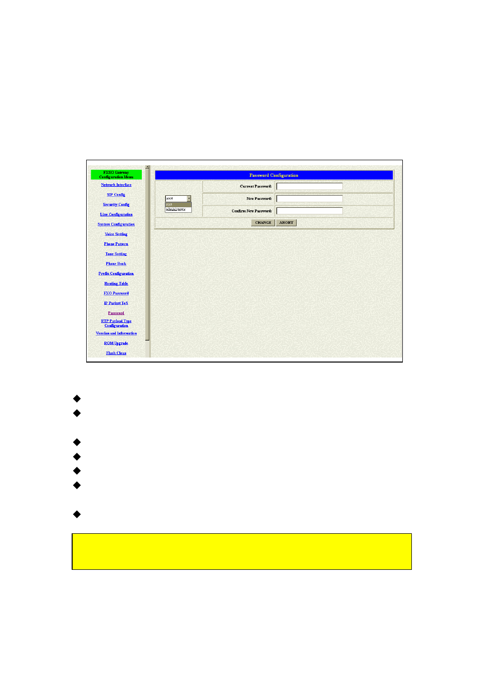 14 password | Welltech FXSO Gateway In SIP V.1.2 User Manual | Page 50 / 100