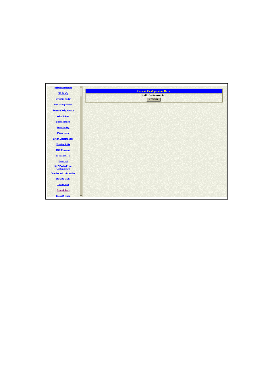 19 commit | Welltech FXSO Gateway In SIP V.1.2 User Manual | Page 58 / 100