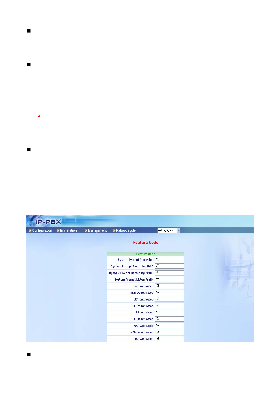2 feature code | Welltech ePBX-100A-128 User Manual | Page 28 / 124