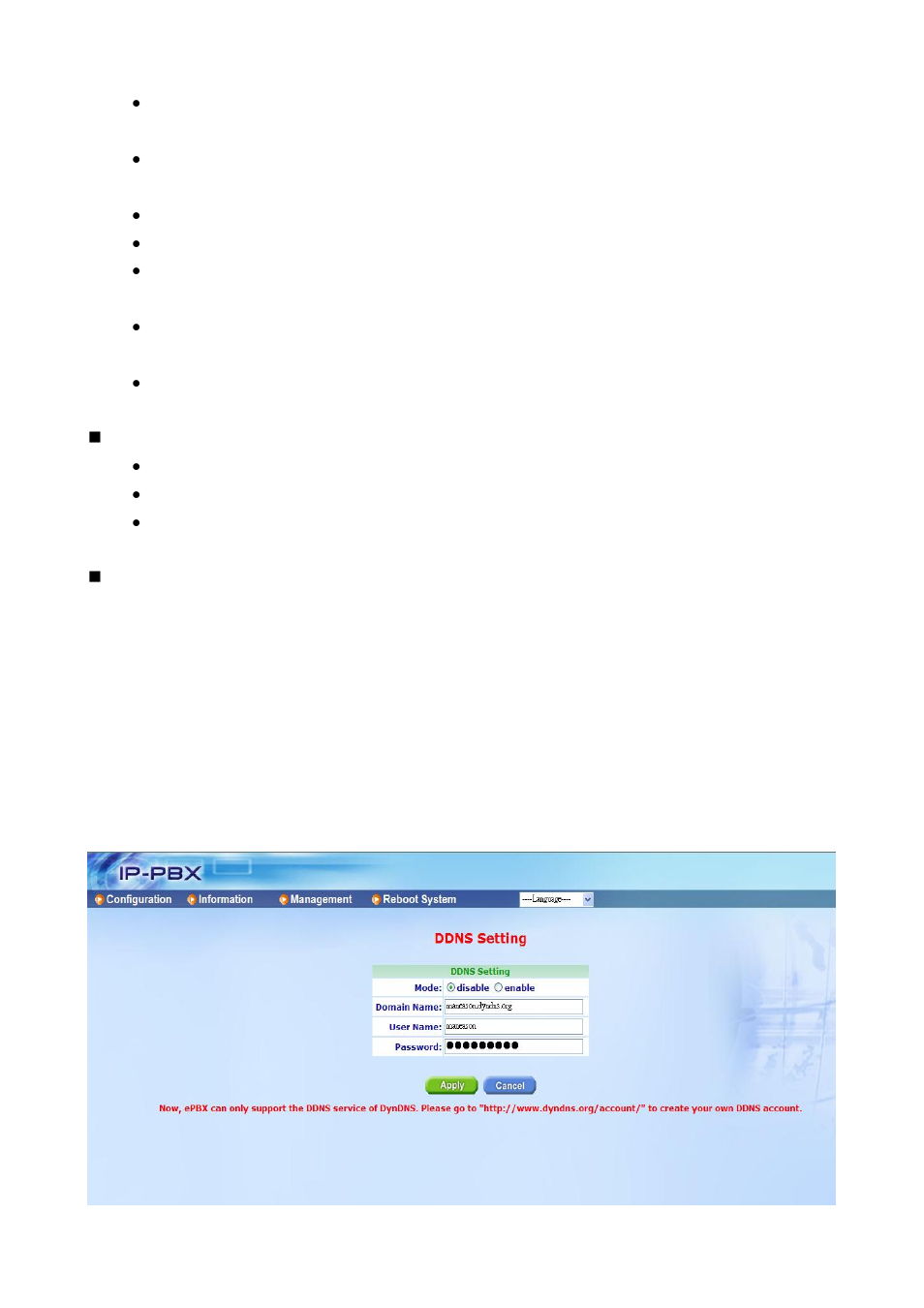 2 ddns setting | Welltech ePBX-100A-128 User Manual | Page 56 / 124
