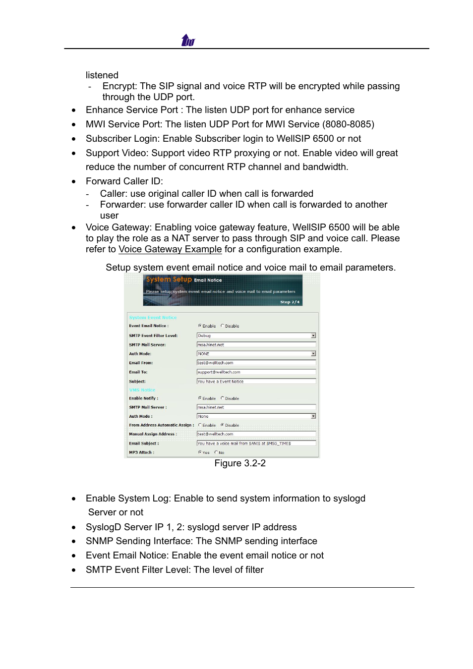 Welltech SIPPBX 6200 V.3.1.0 User Manual | Page 22 / 225