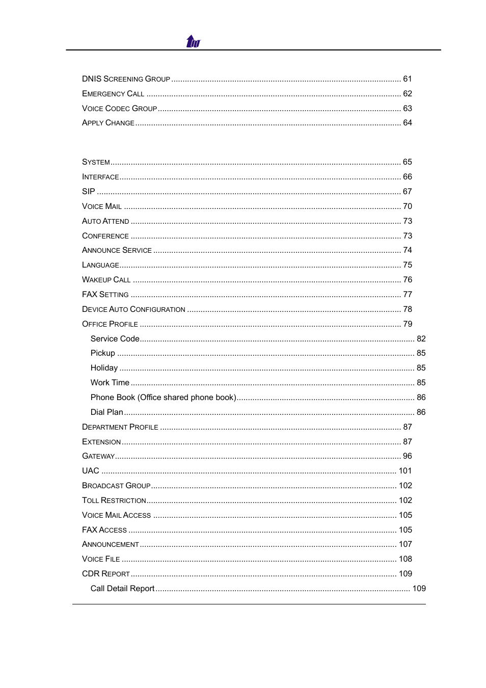 Welltech SIPPBX 6200 V.3.1.0 User Manual | Page 3 / 225