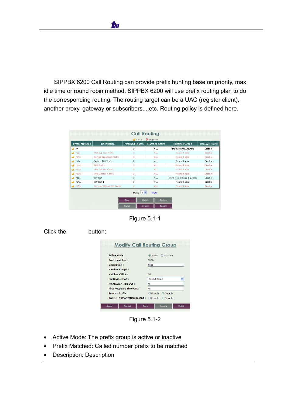 Chapter 5 service reference, Call routing, Outing | Welltech SIPPBX 6200 V.3.1.0 User Manual | Page 53 / 225