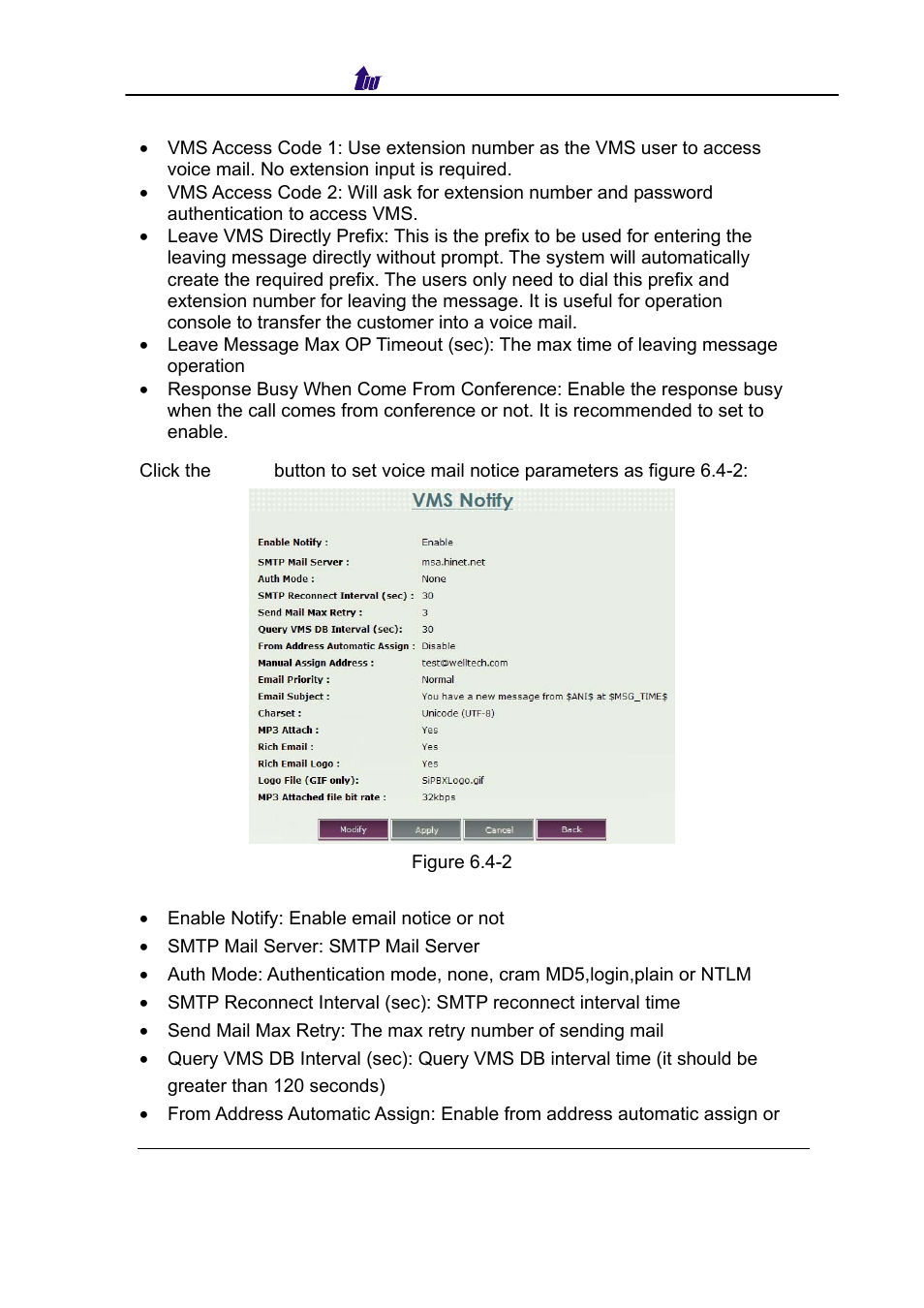 Welltech SIPPBX 6200 V.3.1.0 User Manual | Page 71 / 225