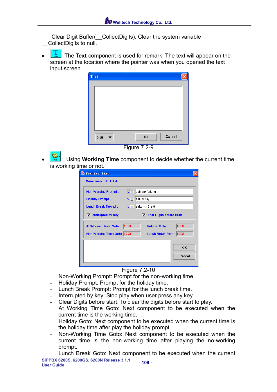 Welltech SIPPBX 6200 V.3.1.1 User Manual | Page 109 / 214