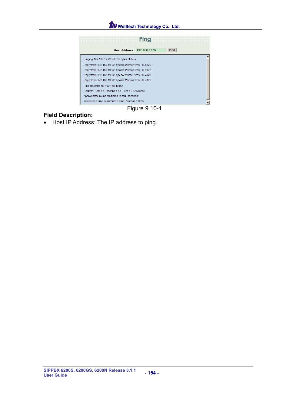 Welltech SIPPBX 6200 V.3.1.1 User Manual | Page 154 / 214