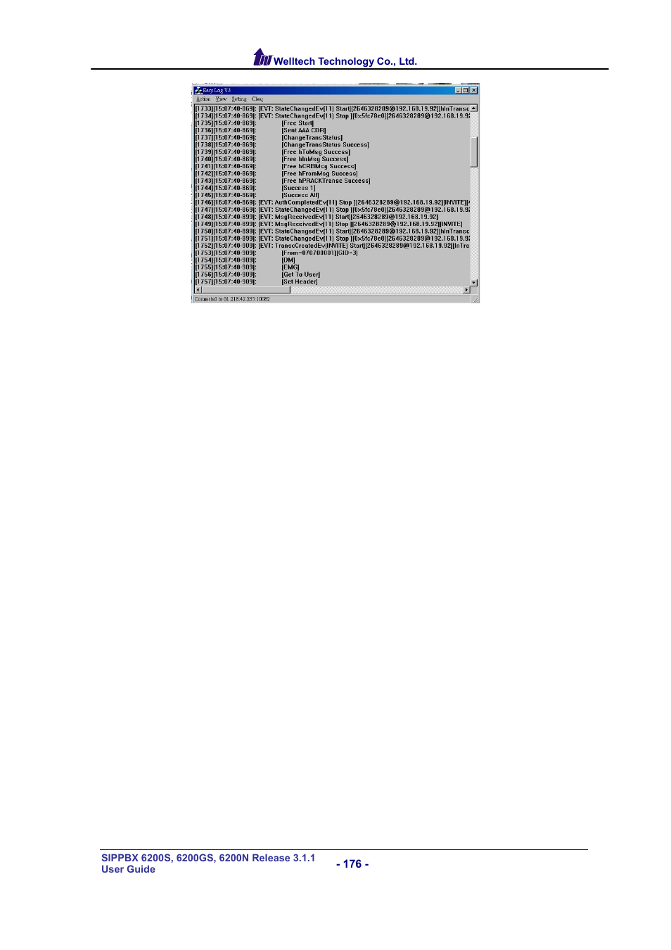 Welltech SIPPBX 6200 V.3.1.1 User Manual | Page 176 / 214