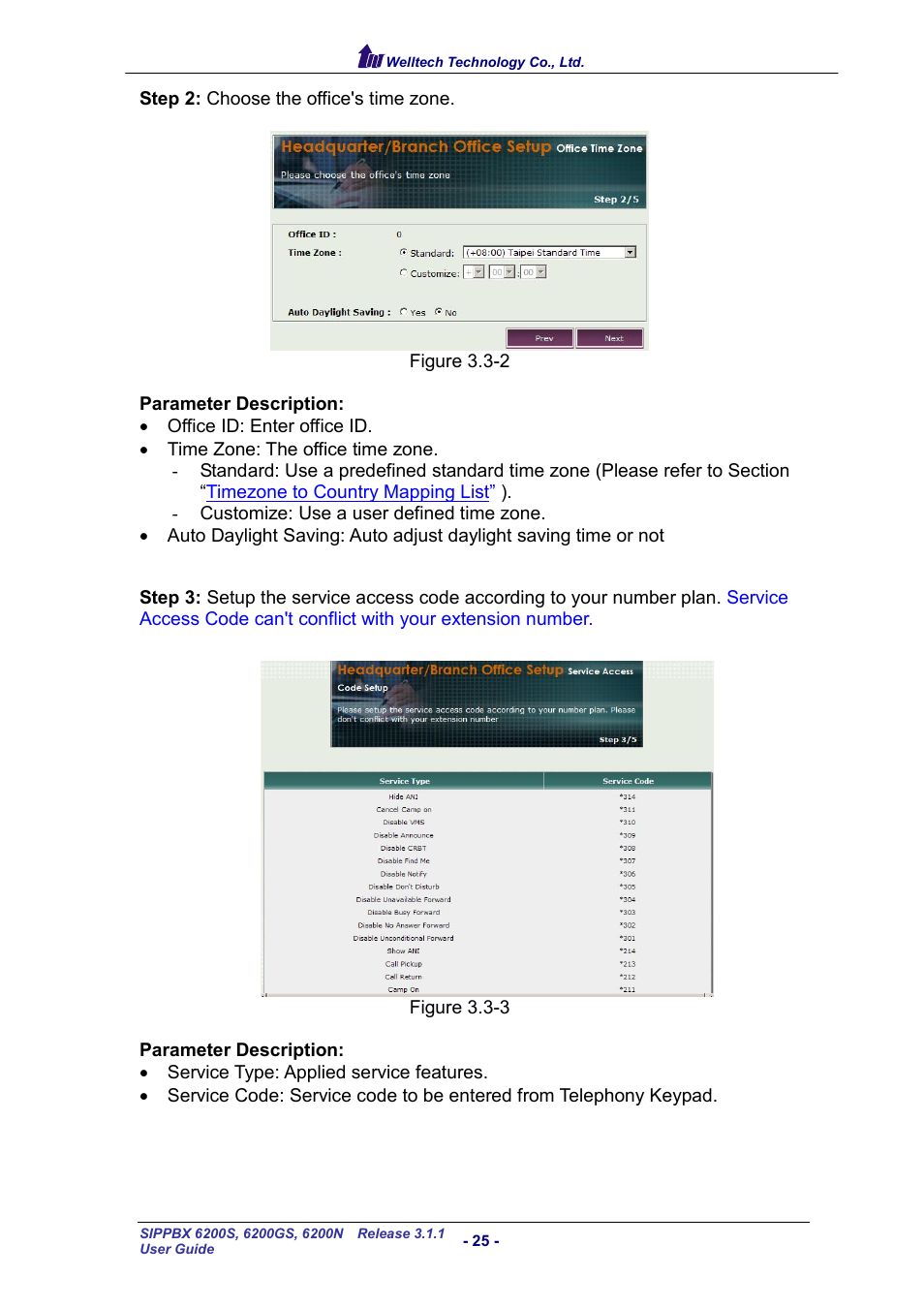 Welltech SIPPBX 6200 V.3.1.1 User Manual | Page 25 / 214