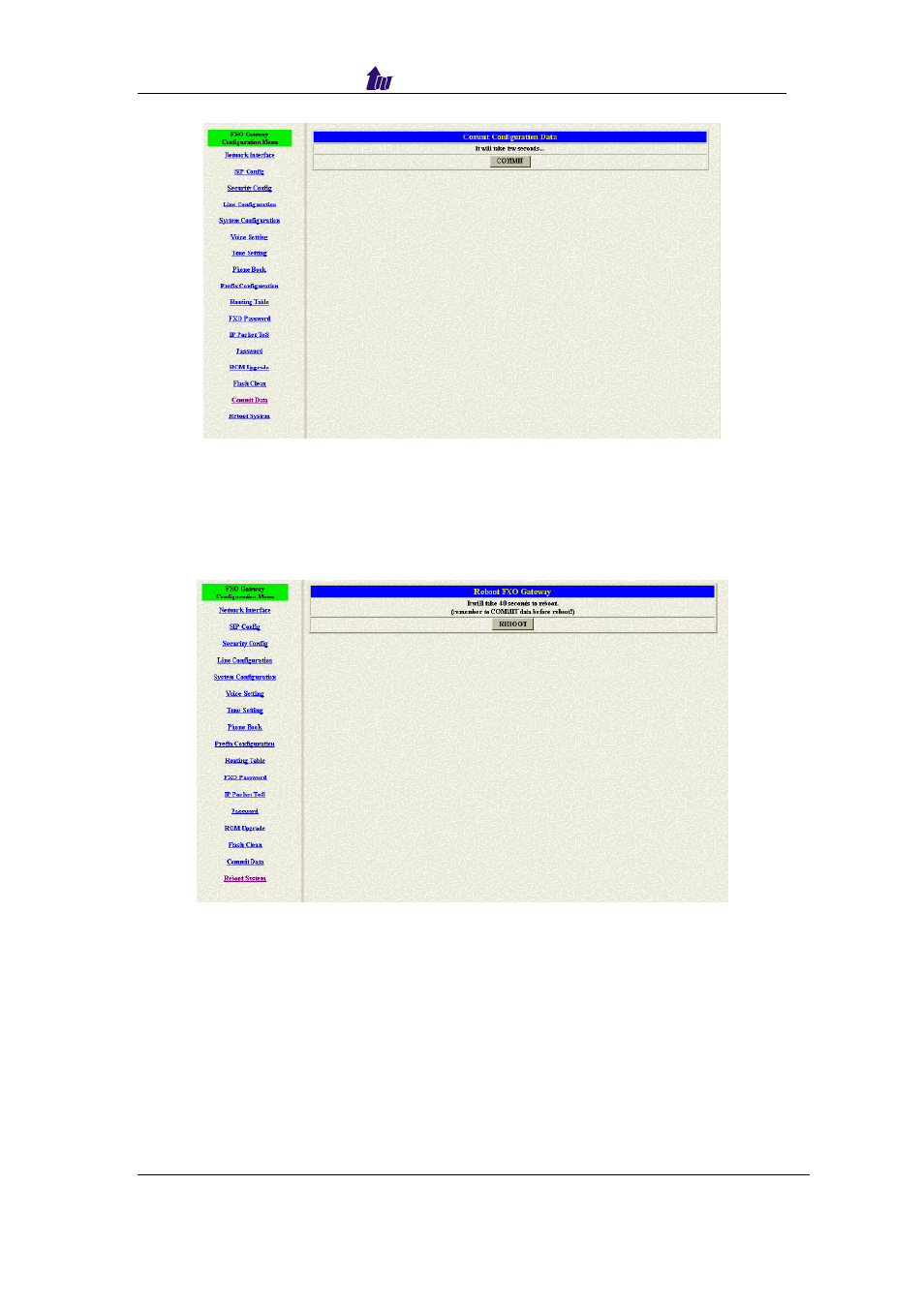 Wellgate 3504 configuration | Welltech SIPPBX 6200 V.1.0 Quick Start User Manual | Page 17 / 43