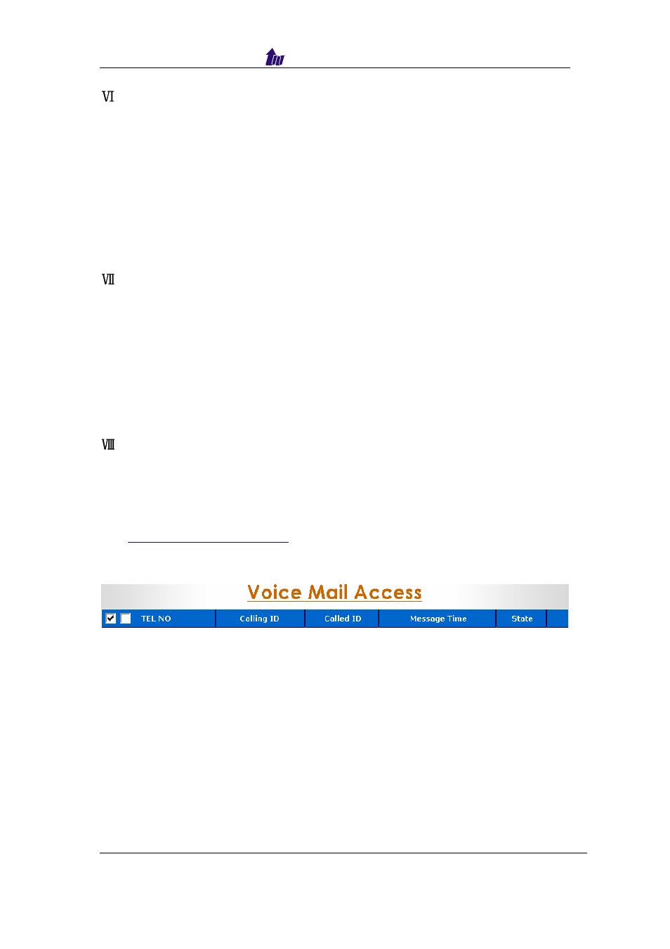 Vms test: retrieve voice message by phone, Vms test: retrieve voice message by web | Welltech SIPPBX 6200 V.1.0 Quick Start User Manual | Page 32 / 43